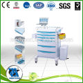 Movable hospital anesthesia trolley